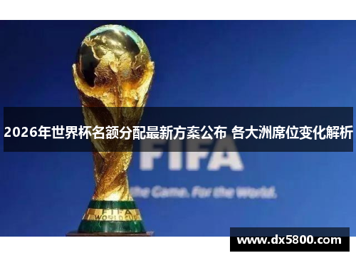2026年世界杯名额分配最新方案公布 各大洲席位变化解析
